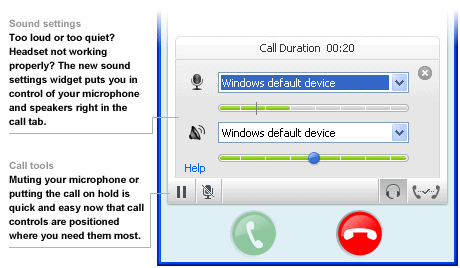 voip calls on skype for web on firefox